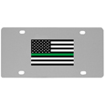 Thin Green Line Army Flag  License Plate Wall Plaque
